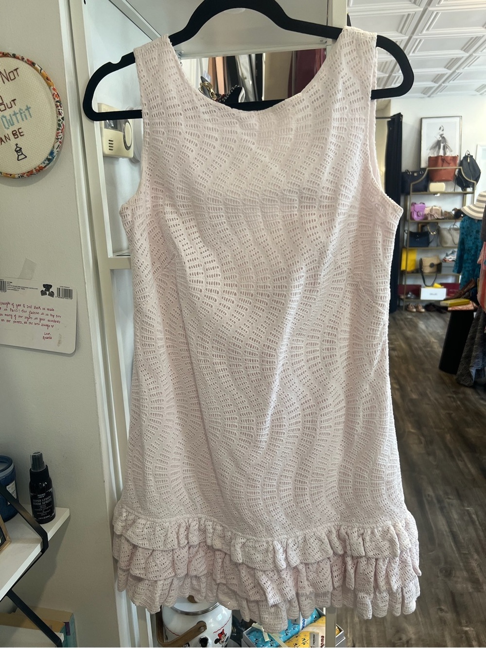 Lilly Pulitzer white Ruffle Dress